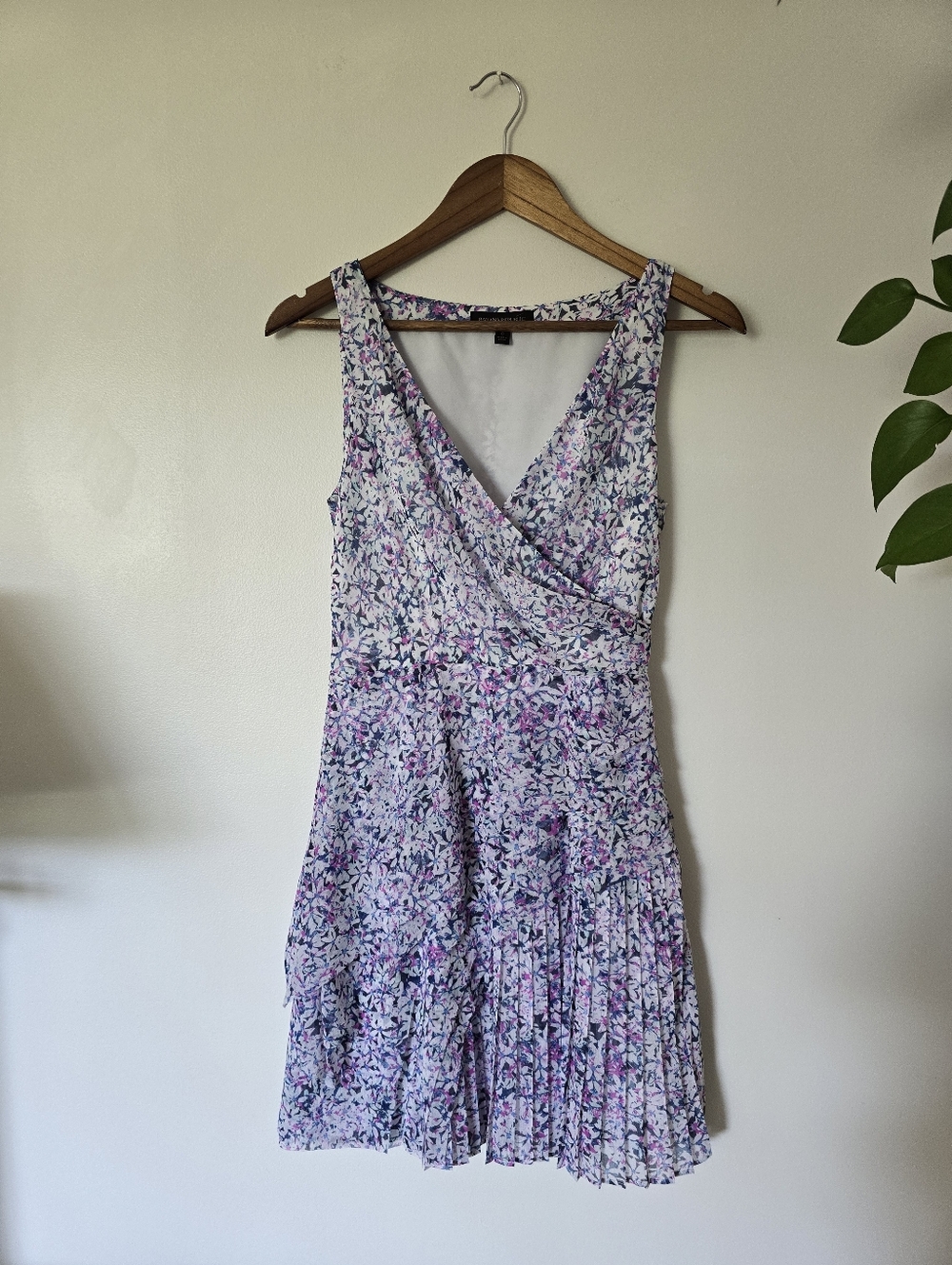 Banana Republic Floral Flowy Sleeveless Mini Dress Size 0 Womens